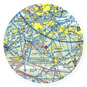 Werner Private Airport (NJ75) VFR Sectional Sticker (30 mile)