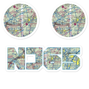 John E. Rogers Airport (NJ65) VFR Sectional Sticker Pack