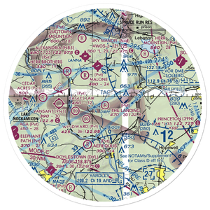 The Landing Airport (NJ50) VFR Sectional Sticker (30 mile)
