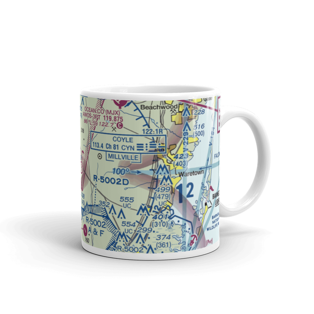 Coyle Field (NJ20) VFR Sectional  Mug 
