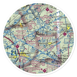 Matthews Airport (NJ09) VFR Sectional Sticker (30 mile)