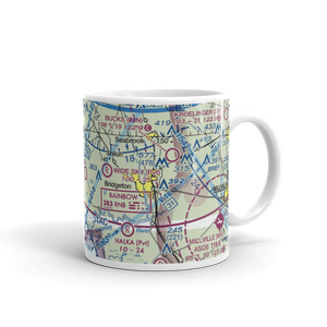 Newport Meadows Seaplane Base (NJ07) VFR Sectional  Mug