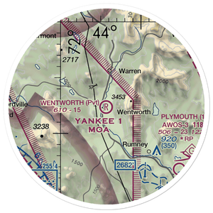 Wentworth Aerodrome Airport (NH96) VFR Sectional Sticker (20 mile)