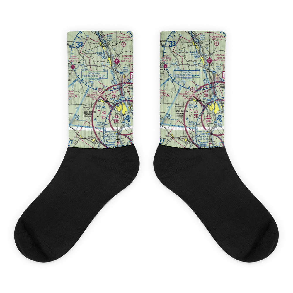 Country Club Air Park (NH88) VFR Sectional Socks 
