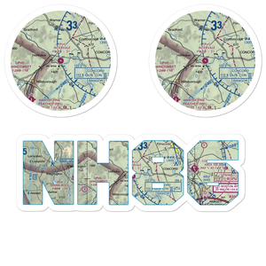 Intervale Airport (NH86) VFR Sectional Sticker Pack