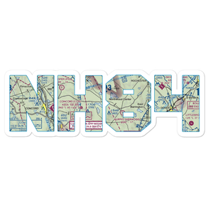 Northwood Airport (NH84) VFR Sectional Sticker