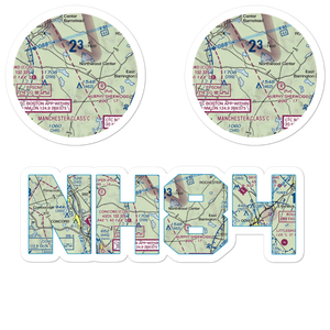 Northwood Airport (NH84) VFR Sectional Sticker Pack