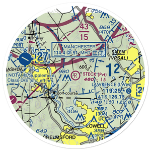 Steck Farm Airport (NH78) VFR Sectional Sticker (20 mile)