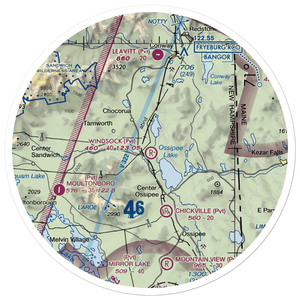 Windsock Village Airport (NH69) VFR Sectional Sticker (30 mile)