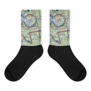 Merrymeeting Lake Seaplane Base (NH68) VFR Sectional Socks