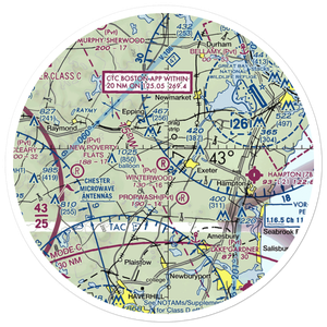 Winterwood Airport (NH67) VFR Sectional Sticker (30 mile)