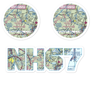 Winterwood Airport (NH67) VFR Sectional Sticker Pack