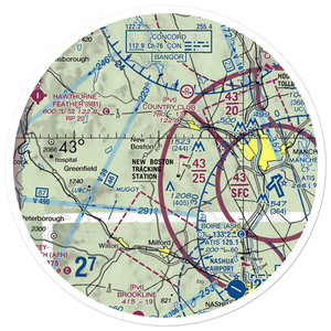 Huff Memorial Airport (NH60) VFR Sectional Sticker (30 mile)