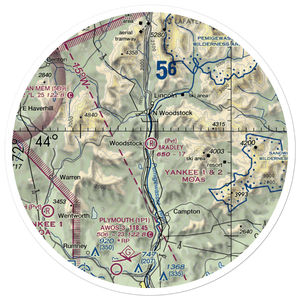 Bradley Field (NH49) VFR Sectional Sticker (30 mile)
