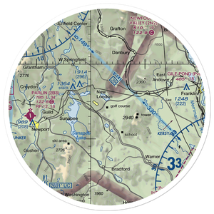Eagles Nest Airport (NH40) VFR Sectional Sticker (30 mile)