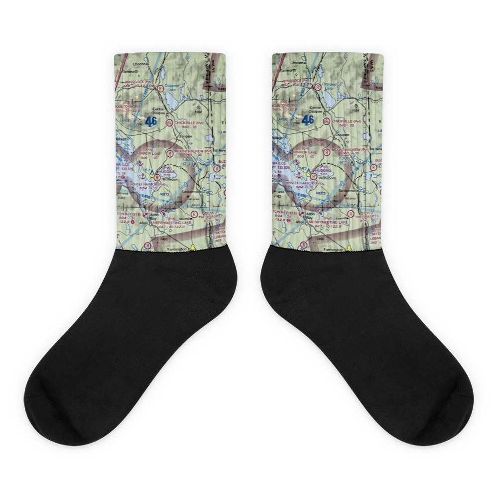 Mountain View Field (NH31) VFR Sectional Socks 