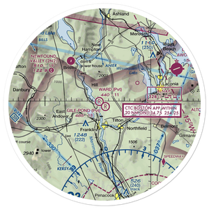 Ward Field (NH20) VFR Sectional Sticker (30 mile)