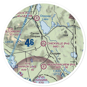 Chickville Airport (NH18) VFR Sectional Sticker (20 mile)
