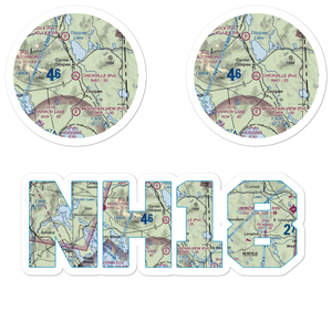 Chickville Airport (NH18) VFR Sectional Sticker Pack