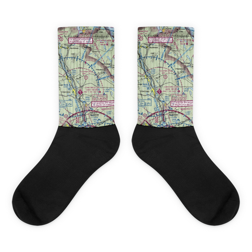 Cooper Farm Airport (NH07) VFR Sectional Socks 