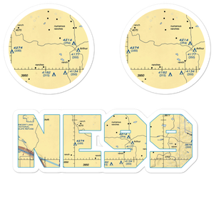 Hawkins Ranch Airport (NE99) VFR Sectional Sticker Pack