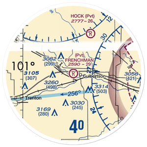 Frenchman Airport (NE95) VFR Sectional Sticker (20 mile)