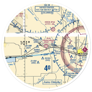 Frenchman Airport (NE95) VFR Sectional Sticker (30 mile)