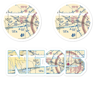 Frenchman Airport (NE95) VFR Sectional Sticker Pack