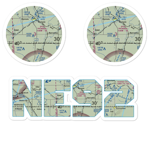 Thomsen Airport (NE92) VFR Sectional Sticker Pack