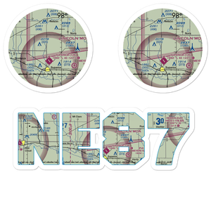 Rempe Private Airport (NE87) VFR Sectional Sticker Pack