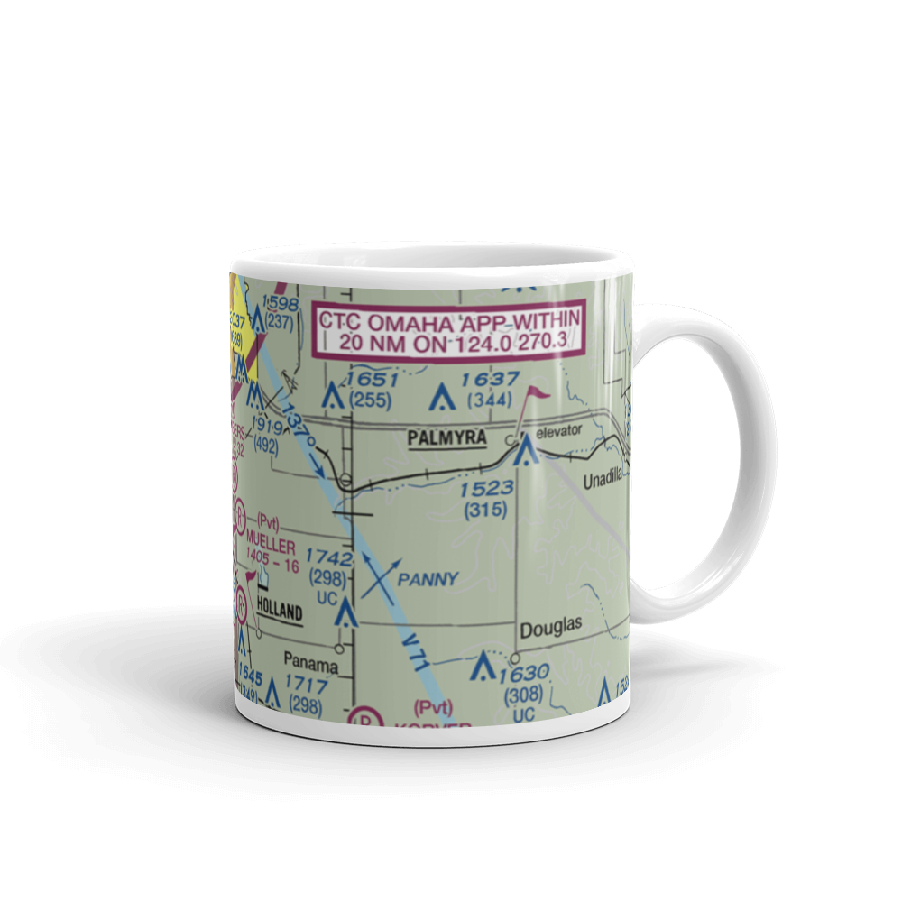 Chambers Airfield (NE80) VFR Sectional  Mug 
