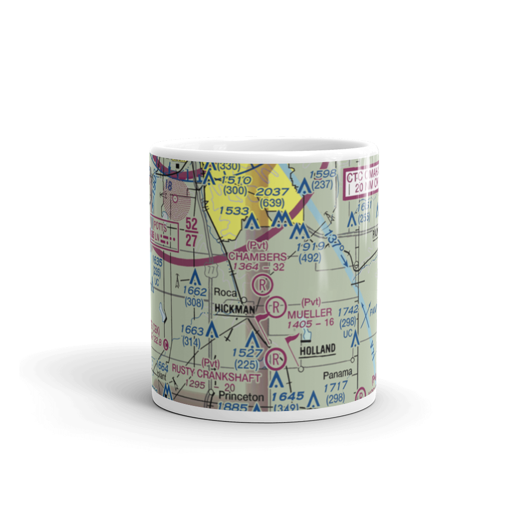 Chambers Airfield (NE80) VFR Sectional  Mug 