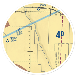 Stinking Water Creek Airport (NE73) VFR Sectional Sticker (20 mile)