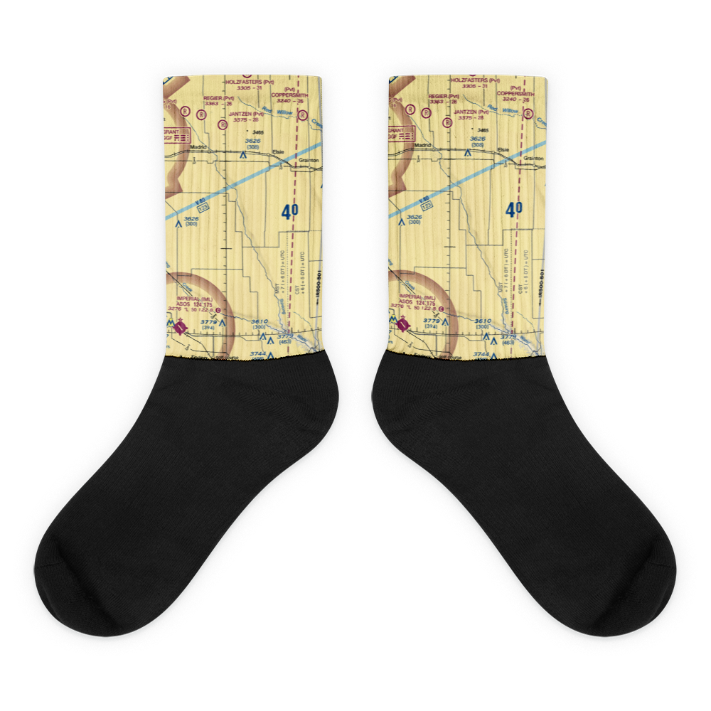 Stinking Water Creek Airport (NE73) VFR Sectional Socks 