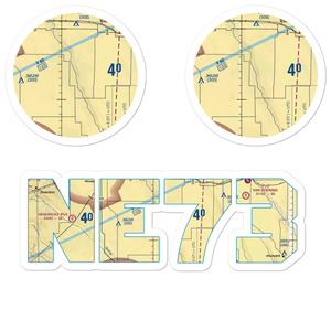 Stinking Water Creek Airport (NE73) VFR Sectional Sticker Pack