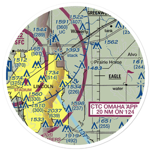 Pester Airport (NE59) VFR Sectional Sticker (20 mile)