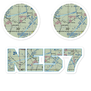 Thomas Airport (NE57) VFR Sectional Sticker Pack