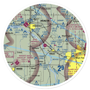 Werner Airport (NE56) VFR Sectional Sticker (30 mile)
