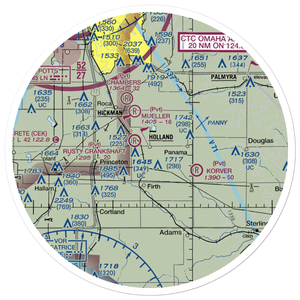 Liesveld Airport (NE53) VFR Sectional Sticker (30 mile)