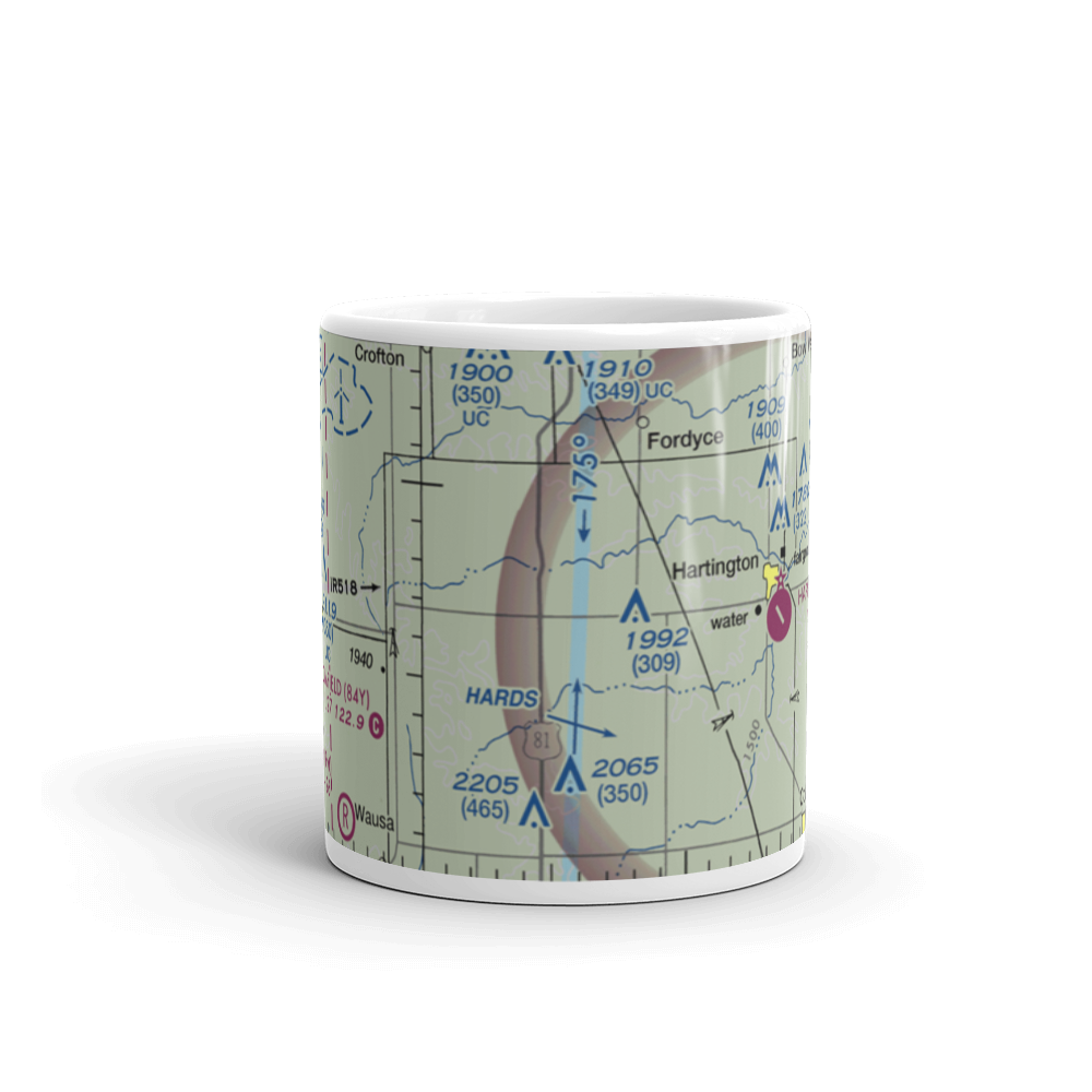 Sudbeck Field (NE50) VFR Sectional  Mug 