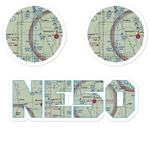 Sudbeck Field (NE50) VFR Sectional Sticker Pack