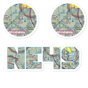 Koke Airport (NE49) VFR Sectional Sticker Pack