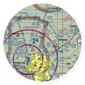 Warbonnet Ag Strip (NE39) VFR Sectional Sticker (30 mile)