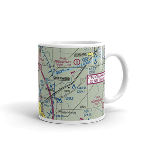 Warbonnet Ag Strip (NE39) VFR Sectional  Mug