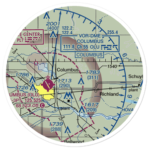 Loseke Airstrip (NE37) VFR Sectional Sticker (20 mile)