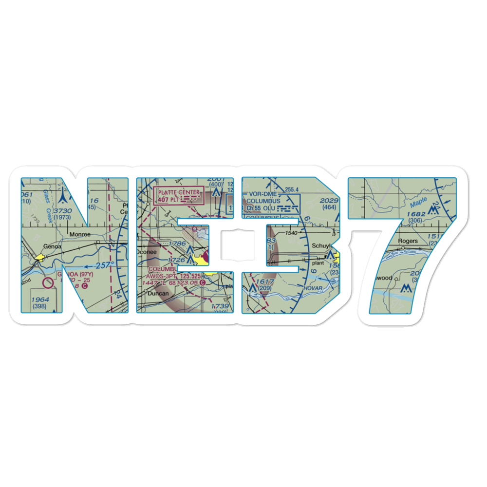 Loseke Airstrip (NE37) VFR Sectional Sticker 