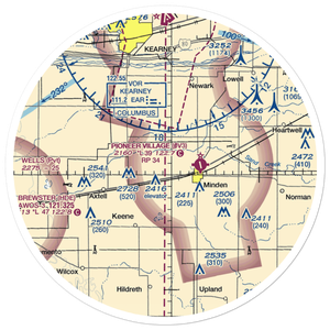 Cavanaugh Airport (NE29) VFR Sectional Sticker (30 mile)