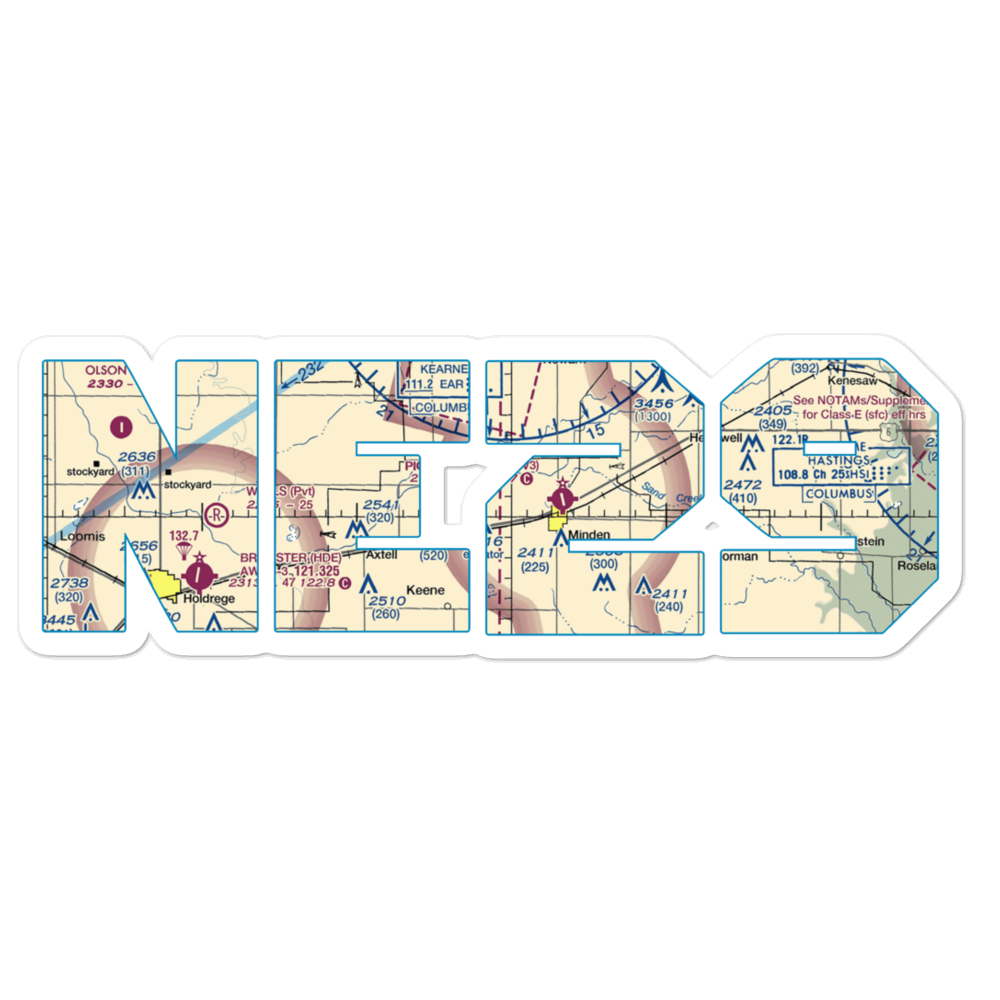 Cavanaugh Airport (NE29) VFR Sectional Sticker 