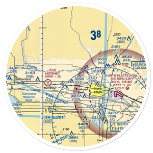 Orr Field (NE25) VFR Sectional Sticker (30 mile)