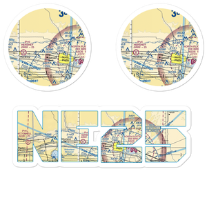 Orr Field (NE25) VFR Sectional Sticker Pack